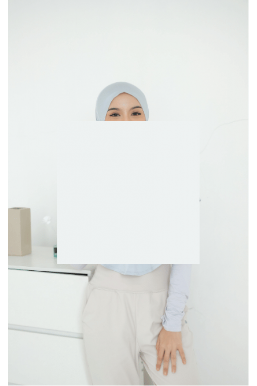 Tasya Hijab Sporty Silver